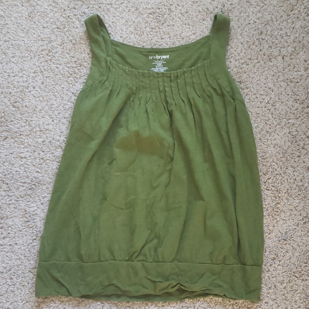 Olive Green tank top